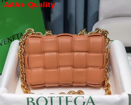 Bottega Veneta The Chain Cassette in Clay Maxi Intrecciato Nappa Leather Replica