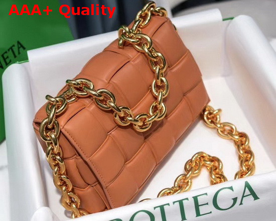 Bottega Veneta The Chain Cassette in Clay Maxi Intrecciato Nappa Leather Replica