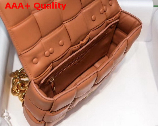 Bottega Veneta The Chain Cassette in Clay Maxi Intrecciato Nappa Leather Replica