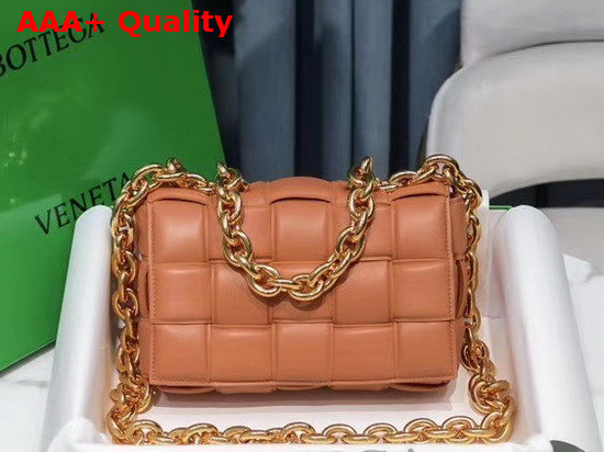 Bottega Veneta The Chain Cassette in Clay Maxi Intrecciato Nappa Leather Replica