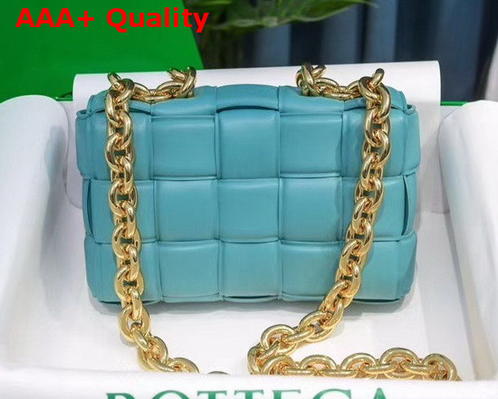 Bottega Veneta The Chain Cassette in Linoleum Maxi Intrecciato Nappa Leather Replica