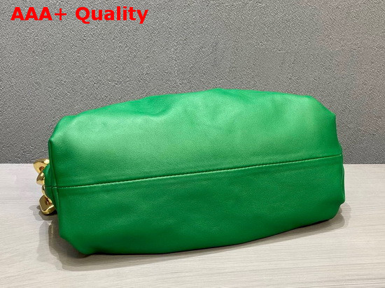 Bottega Veneta The Chain Pouch Green Calfskin Replica