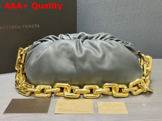 Bottega Veneta The Chain Pouch Grey Calfskin Replica