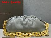 Bottega Veneta The Chain Pouch Grey Calfskin Replica