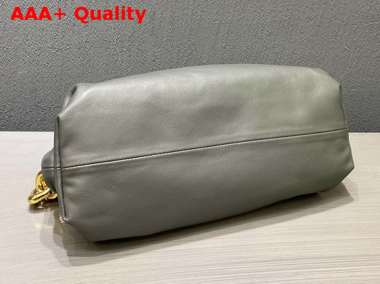 Bottega Veneta The Chain Pouch Grey Calfskin Replica