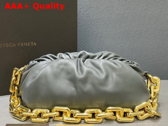 Bottega Veneta The Chain Pouch Grey Calfskin Replica