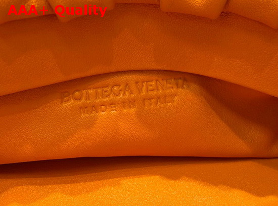 Bottega Veneta The Chain Pouch Orange Calfskin Replica