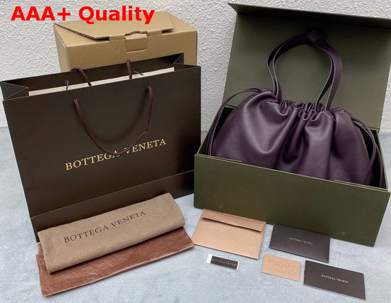 Bottega Veneta The Medium Bulb in Grape Nappa Leather Replica