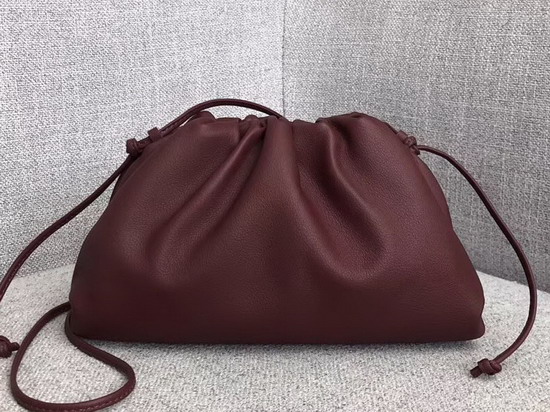 Bottega Veneta The Pouch 20 in Butter Calf Bordeaux