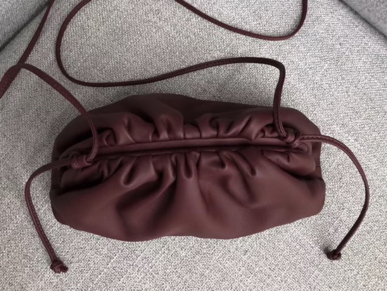 Bottega Veneta The Pouch 20 in Butter Calf Bordeaux