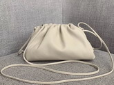 Bottega Veneta The Pouch 20 in Butter Calf Mist