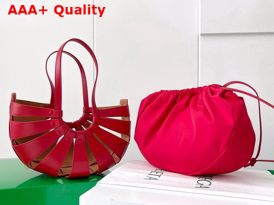 Bottega Veneta The Shell Chili Tomato Replica