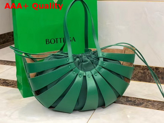 Bottega Veneta The Shell Racing Green Calfskin Replica