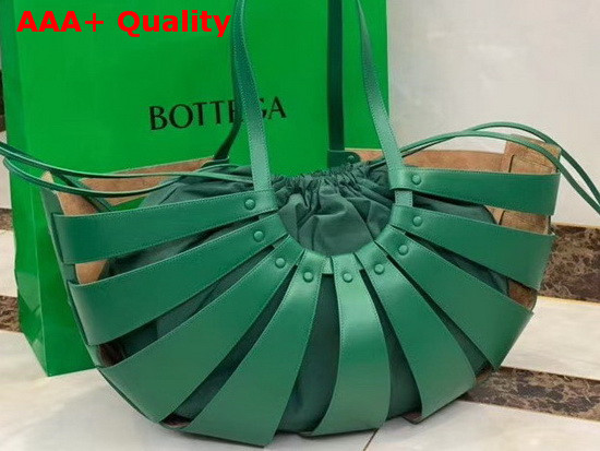 Bottega Veneta The Shell Racing Green Calfskin Replica