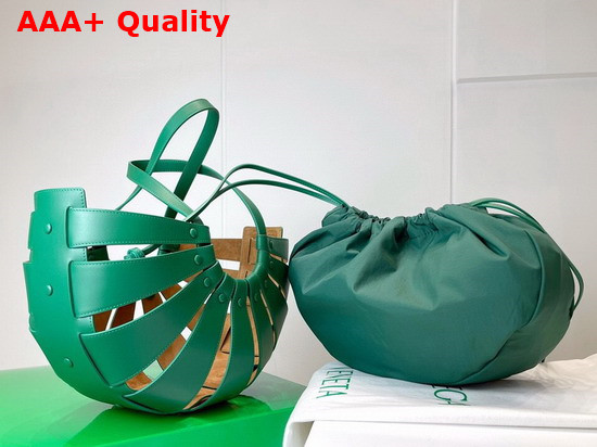 Bottega Veneta The Shell Racing Green Replica