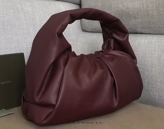 Bottega Veneta The Shoulder Pouch in Brodeaux Calfskin