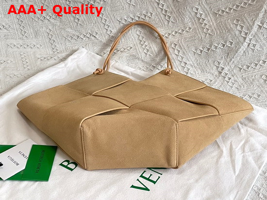 Bottega Veneta Tote Bag Cane Sugar Suede Calfskin Replica