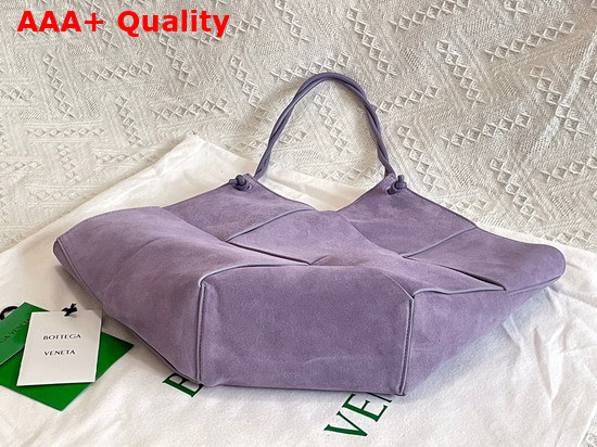 Bottega Veneta Tote Bag Lavander Suede Calfskin Replica