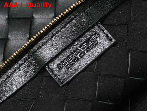 Bottega Veneta Turn Pouch in Black Lamb Skin Replica