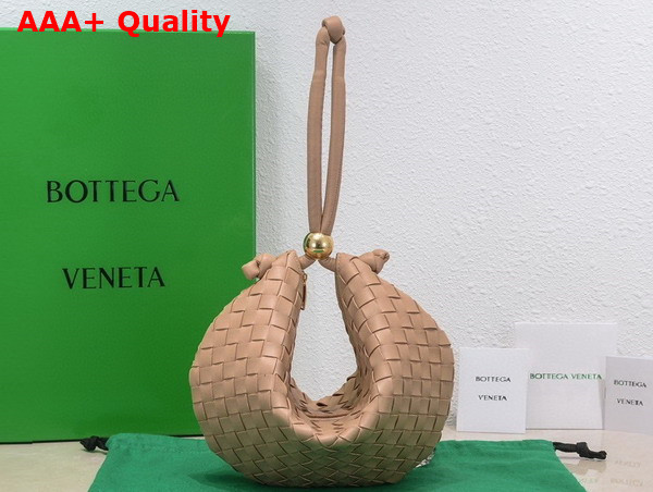 Bottega Veneta Turn Pouch in Nude Lamb Skin Replica