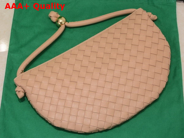 Bottega Veneta Turn Pouch in Nude Lamb Skin Replica