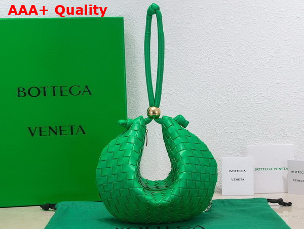 Bottega Veneta Turn Pouch in Parakeet Lamb Skin Replica