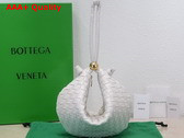 Bottega Veneta Turn Pouch in White Lamb Skin Replica