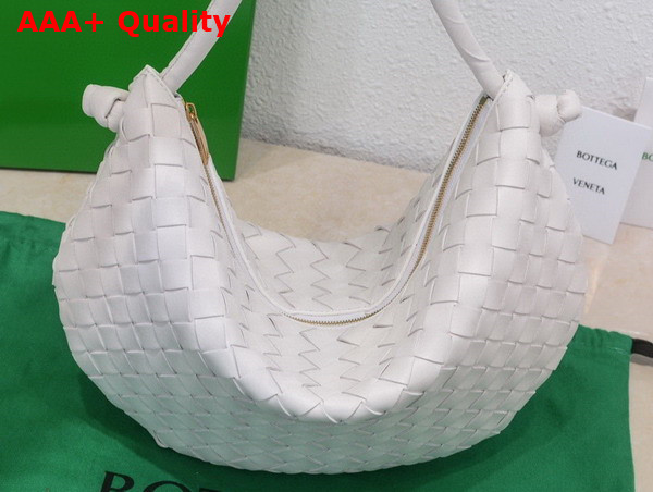 Bottega Veneta Turn Pouch in White Lamb Skin Replica