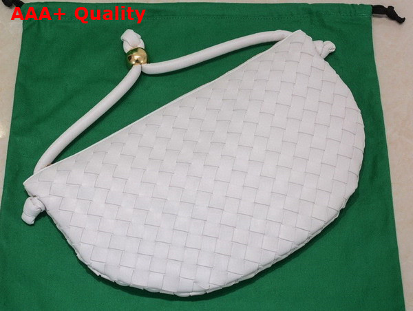 Bottega Veneta Turn Pouch in White Lamb Skin Replica