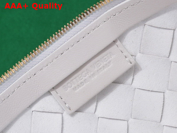 Bottega Veneta Turn Pouch in White Lamb Skin Replica