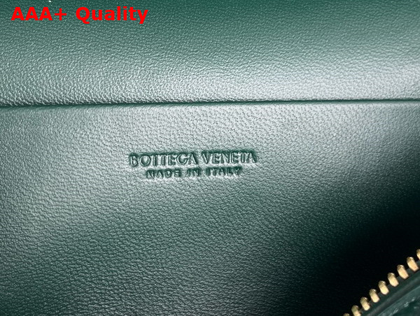 Bottega Veneta Vanity Case On Strap Raintree Intrecciato Leather Replica