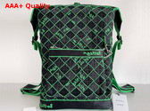 Bottega Veneta Webbing Backpack Parakeet Black Replica