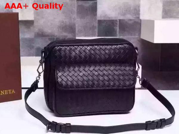 Bottega Veneta Women Messenger Bag in Black Replica