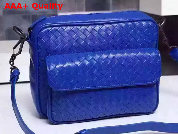 Bottega Veneta Women Messenger Bag in Blue Replica