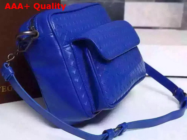 Bottega Veneta Women Messenger Bag in Blue Replica