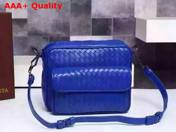 Bottega Veneta Women Messenger Bag in Blue Replica