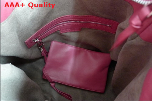 Bottega Veneta Woven Hobo in Fuchsia Leather Replica