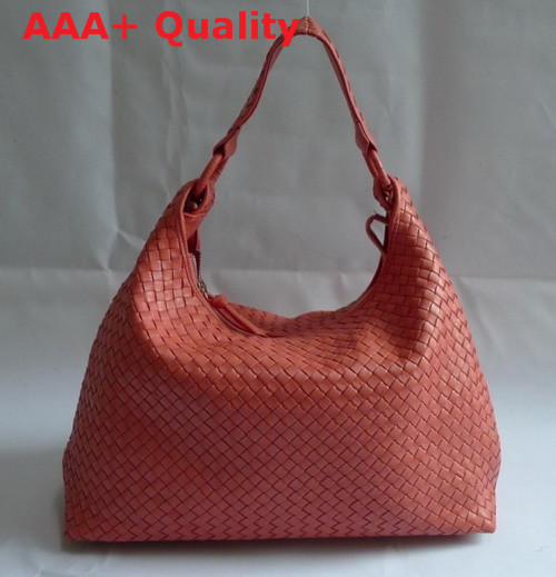 Bottega Veneta Woven Hobo Watermelon Lambskin Replica