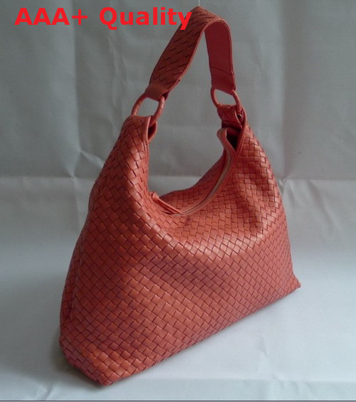 Bottega Veneta Woven Hobo Watermelon Lambskin Replica