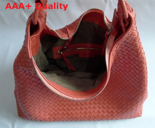 Bottega Veneta Woven Hobo Watermelon Lambskin Replica