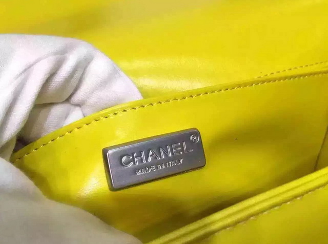 Boy Chanel Flap Bag Yellow Python for Sale