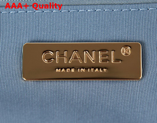 Chanel 19 Large Handbag in Blue Denim Replica