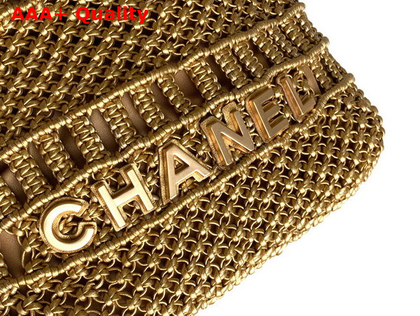 Chanel 22 Mini Handbag in Woven Leather Replica