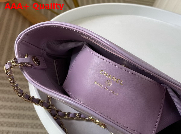 Chanel 31 Mini Shopping Bag in Lilac Lambskin Replica