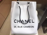 Chanel 31 Rue Cambon Bag White Calfskin Leather