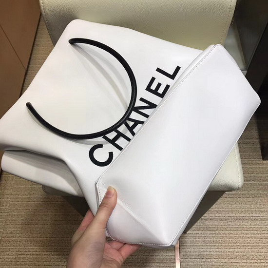 Chanel 31 Rue Cambon Bag White Calfskin Leather