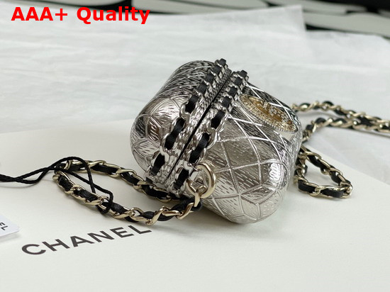 Chanel Airpods Case Necklace in Silver Replica