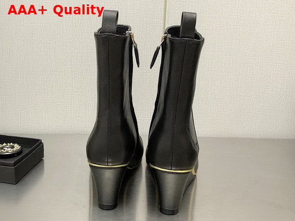 Chanel Ankle Boots Stretch Lambskin and Lambskin Black Ref G39428 Replica