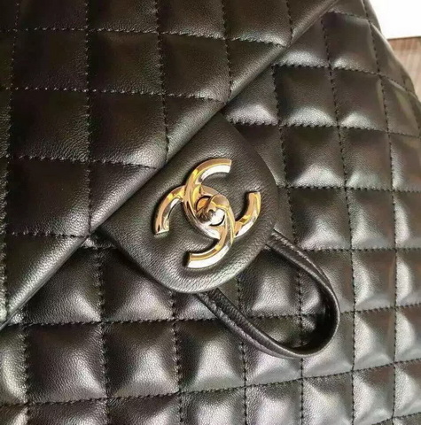 Chanel Backpack Black Lambskin for Sale