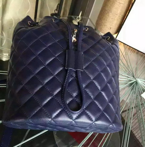 Chanel Backpack Navy Blue Lambskin for Sale